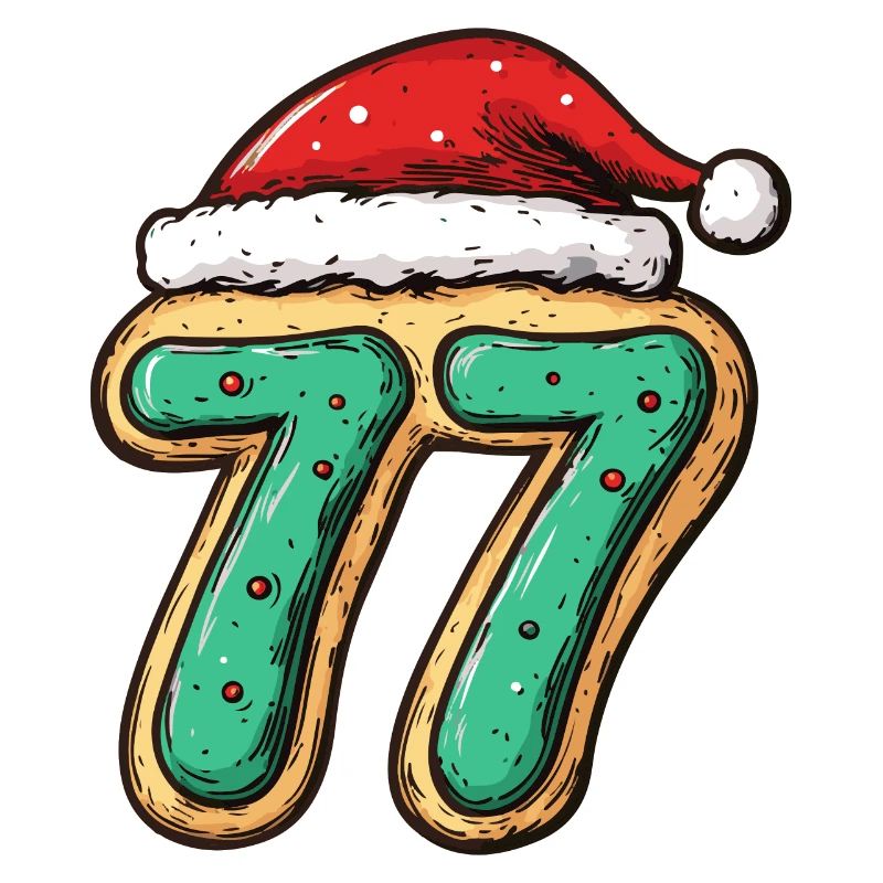 77 Zahl Weihnachten
