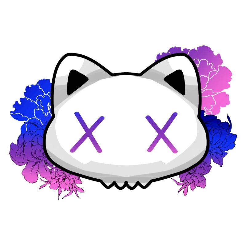 BLUMEN MIT KATZE