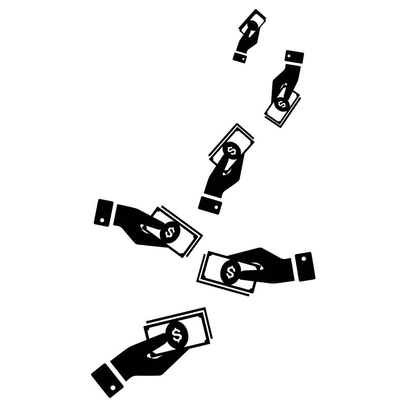 Geld Money silhouette