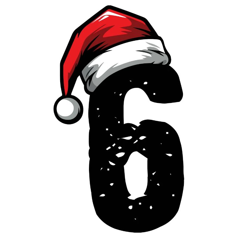 6 Zahl Weihnachten