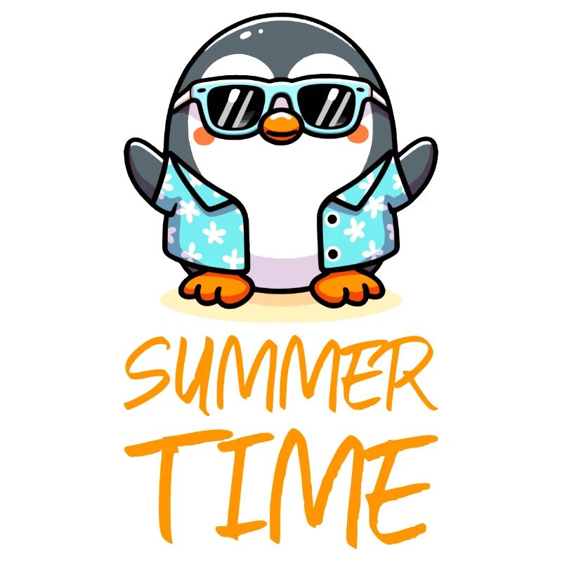 Pinguin Sommerzeit