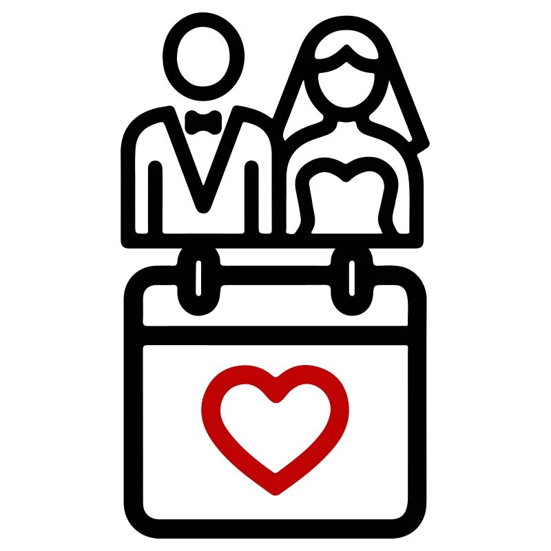 Brautpaar Ehepaar Hochzeit