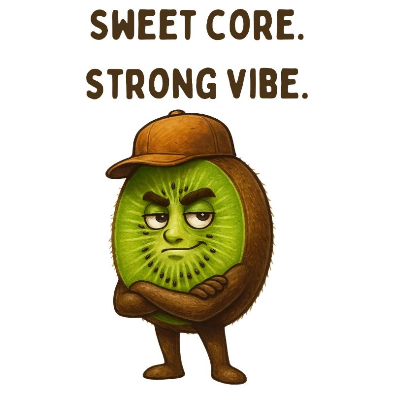 Kiwi mit kühner Attitüde