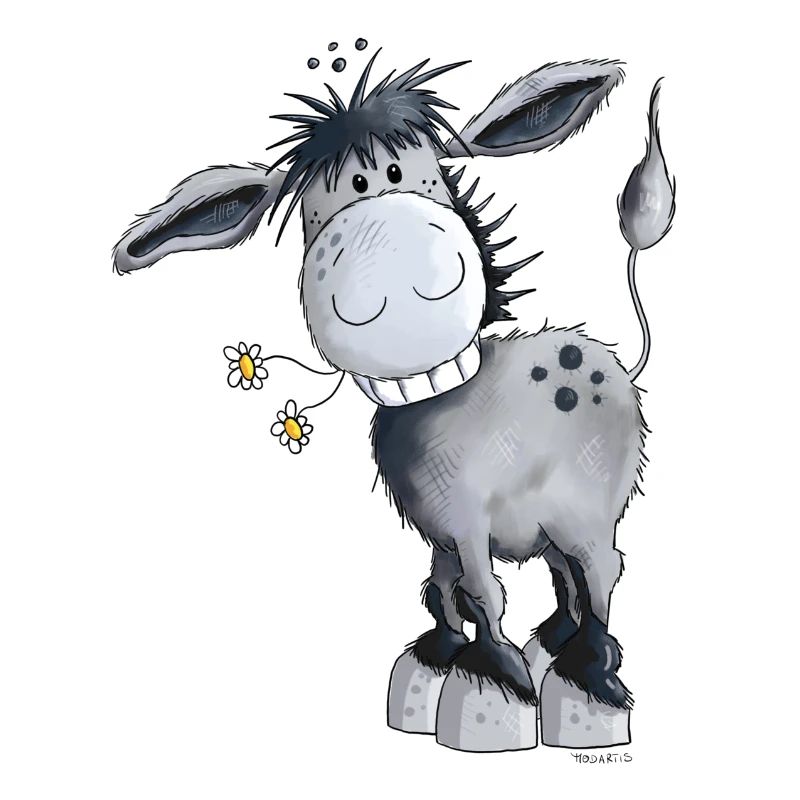 Knuffiger Esel