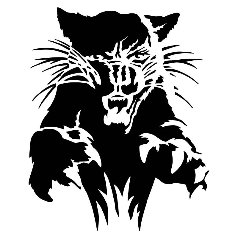 Panther im Angriff
