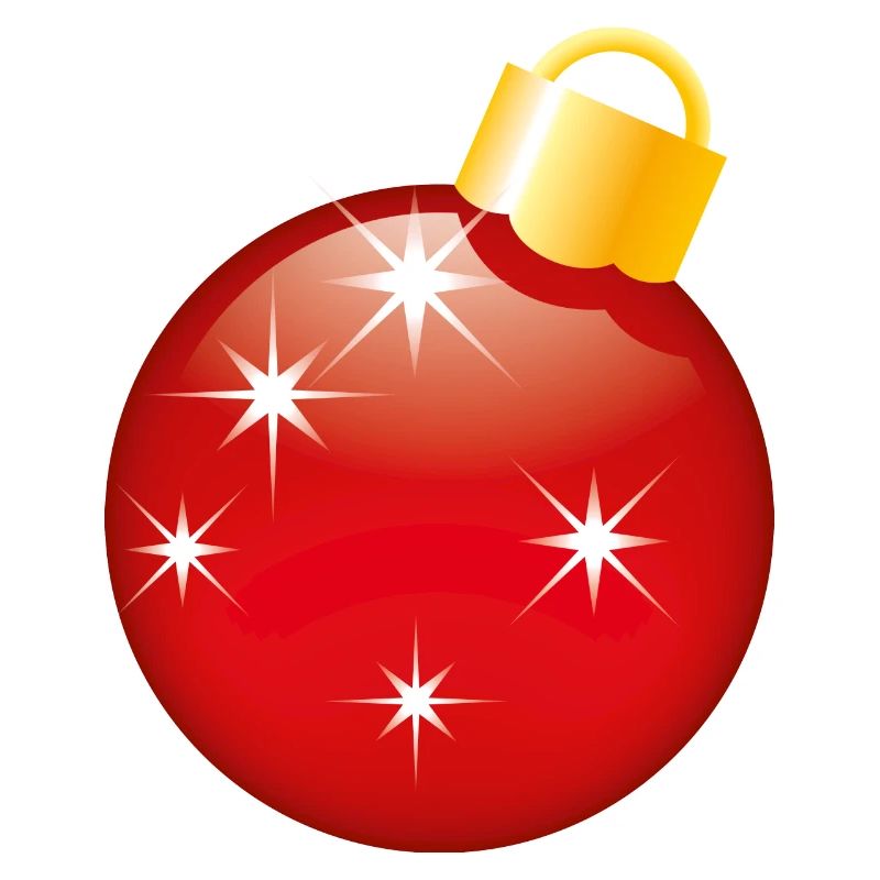 Smiley Christmas bauble