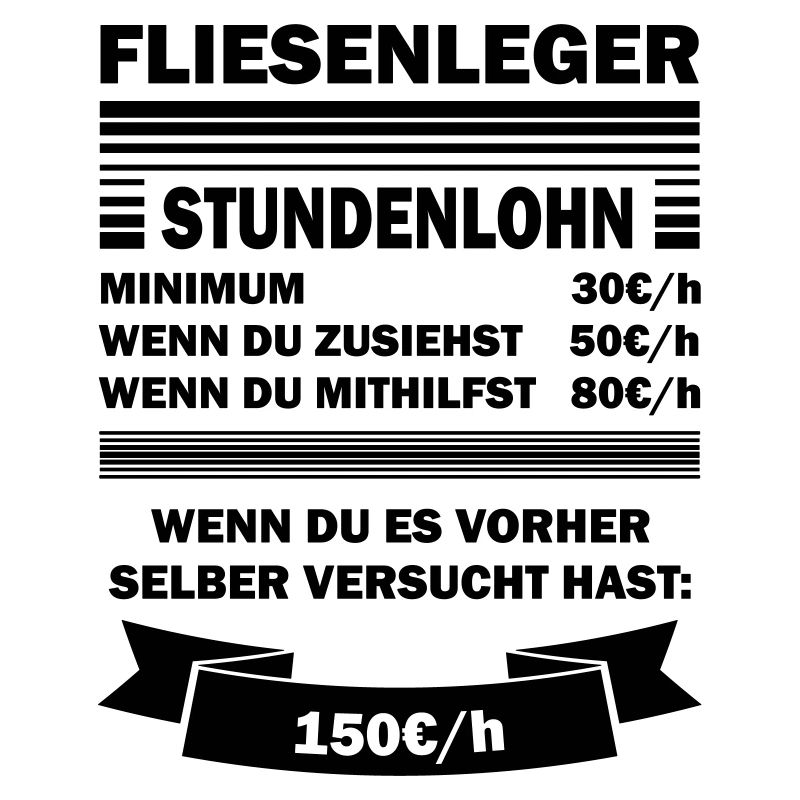 fliesenleger stundenlohn