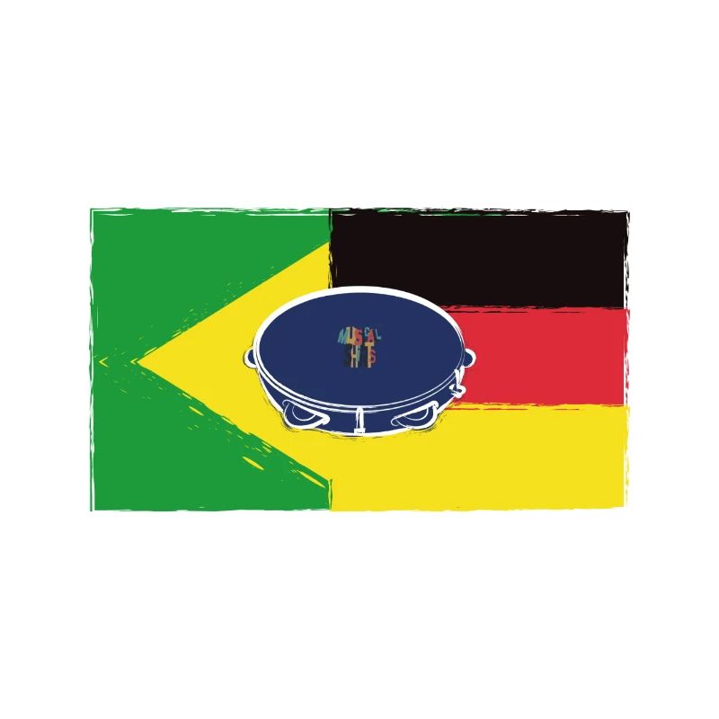Brasilien-Deutschland-Pandeiro