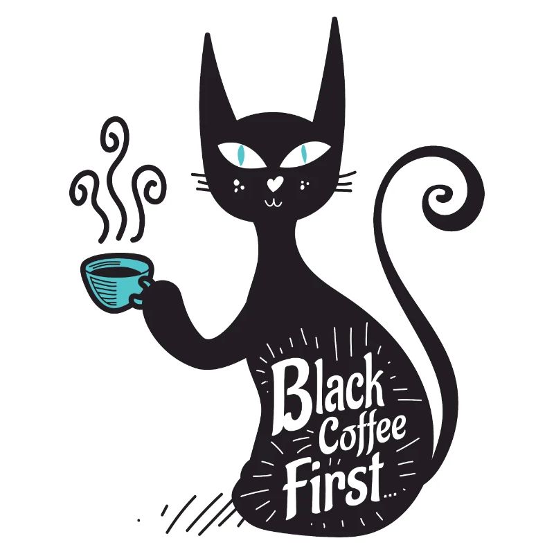 Schwarzer Kaffee zuerst