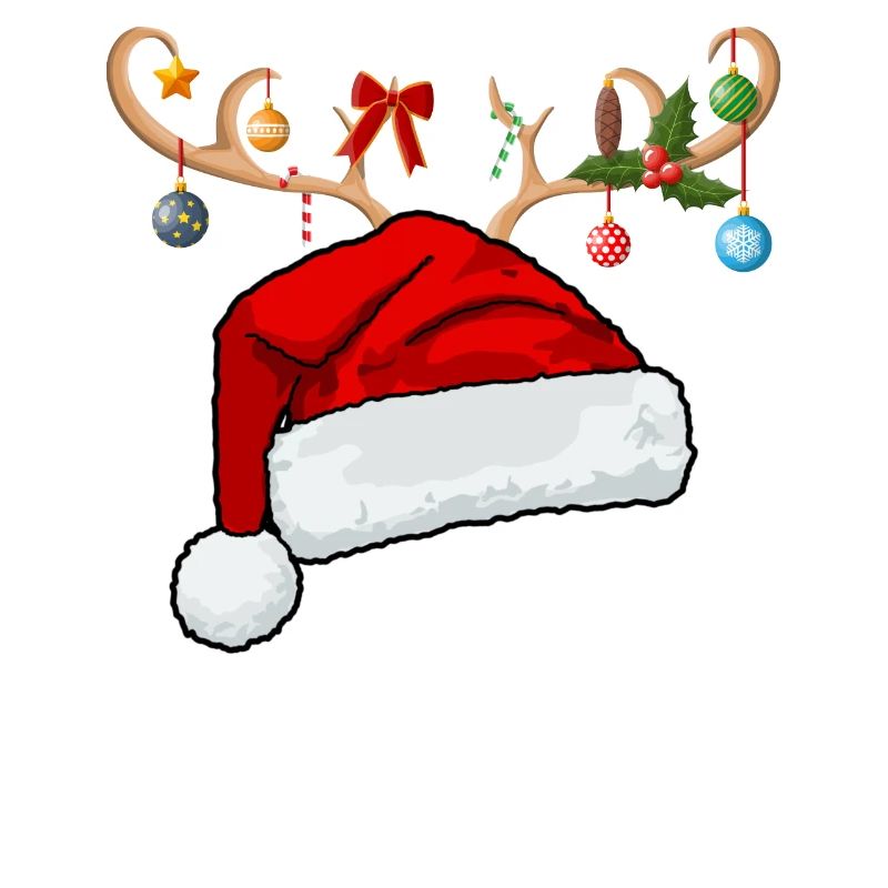 Brief L Weihnachtsmütze