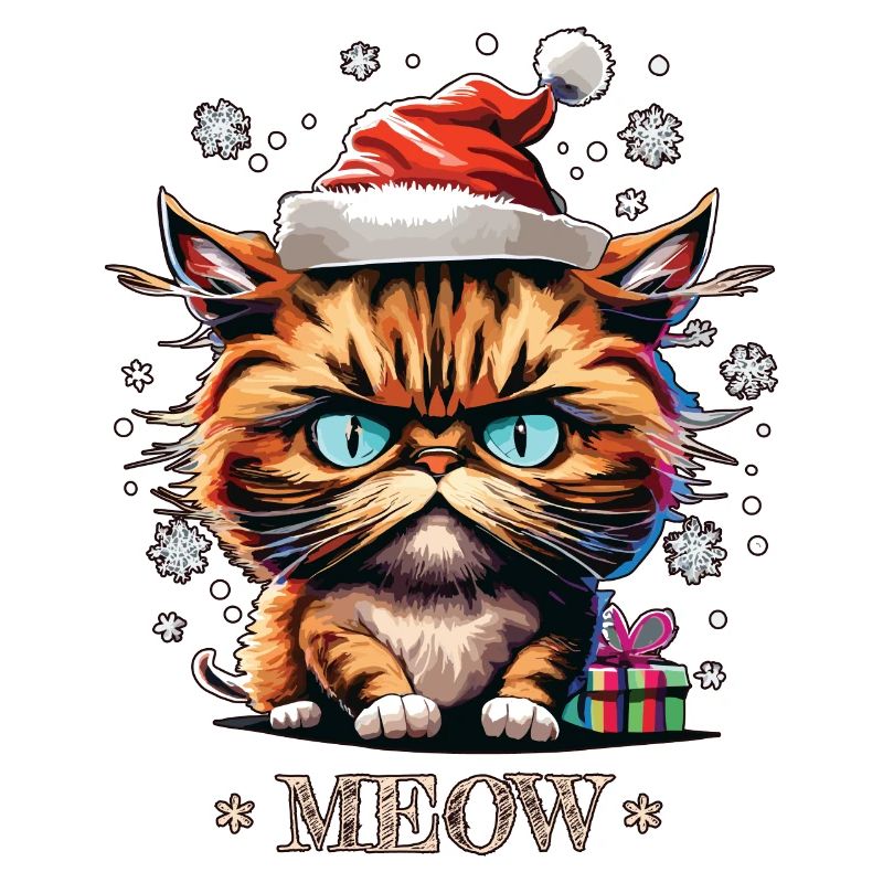 Weihnachtliches Miau-Kätzchen