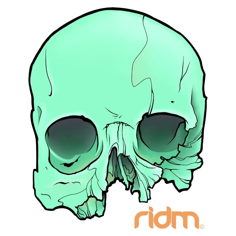ridm green skull