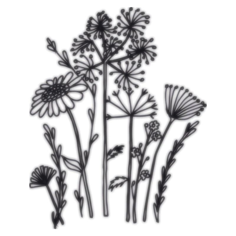 trockenblumen schwarz