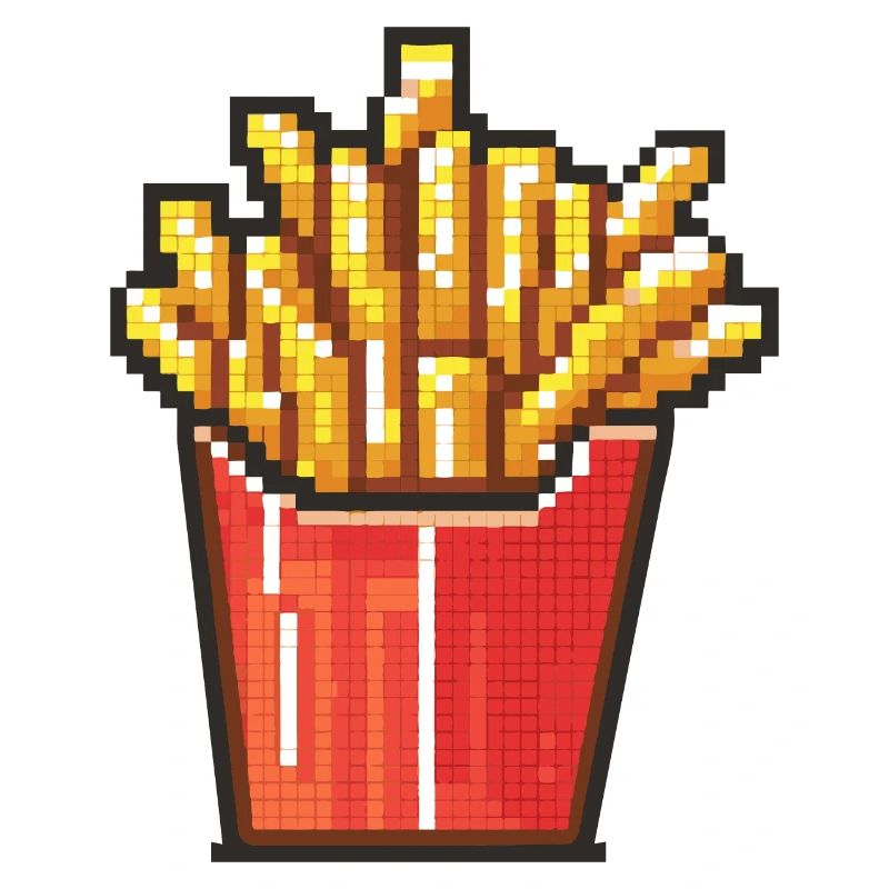 Pommes Pixel Symbol