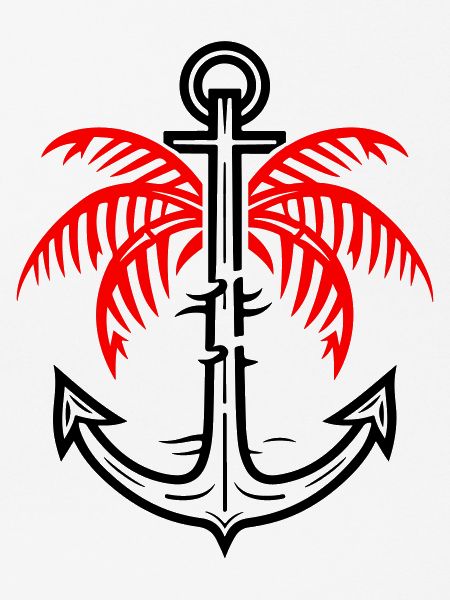Palme Anker Symbol