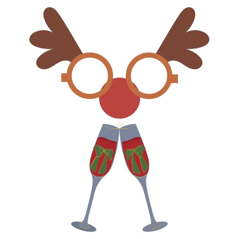 Weihnachtsdesign-Geschenkidee-Feier