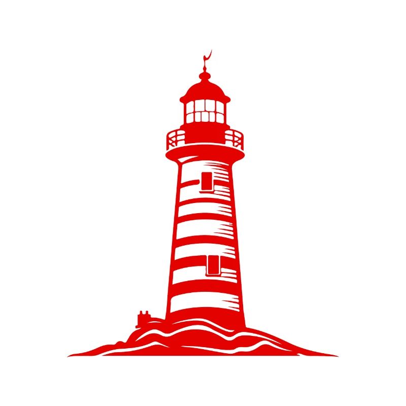 Leuchtturm Küste Symbol