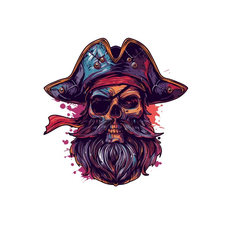 Pirat Totenkopf Kapitän