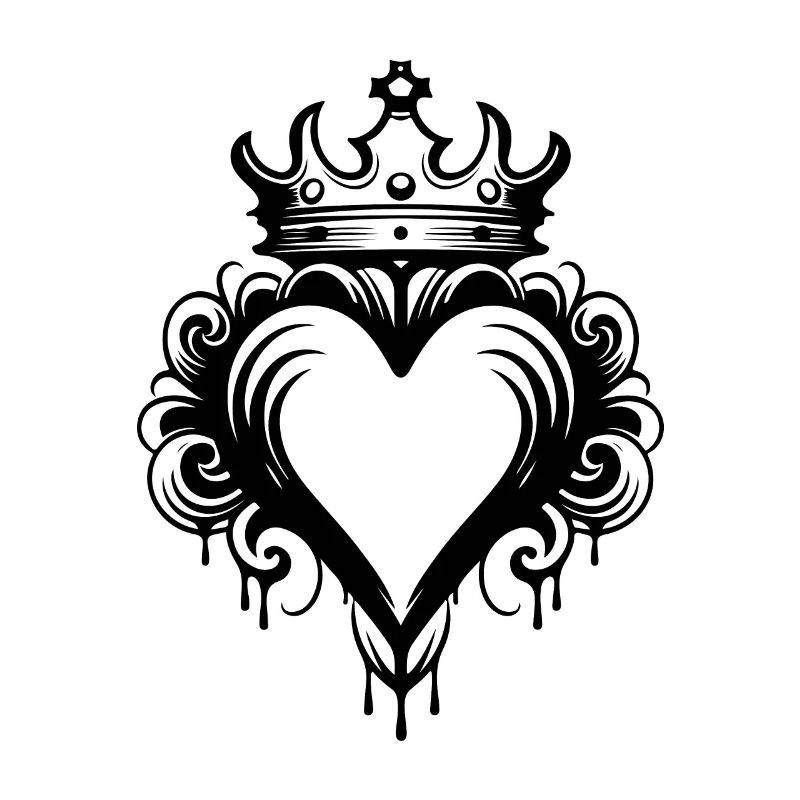 Herz Krone Liebe