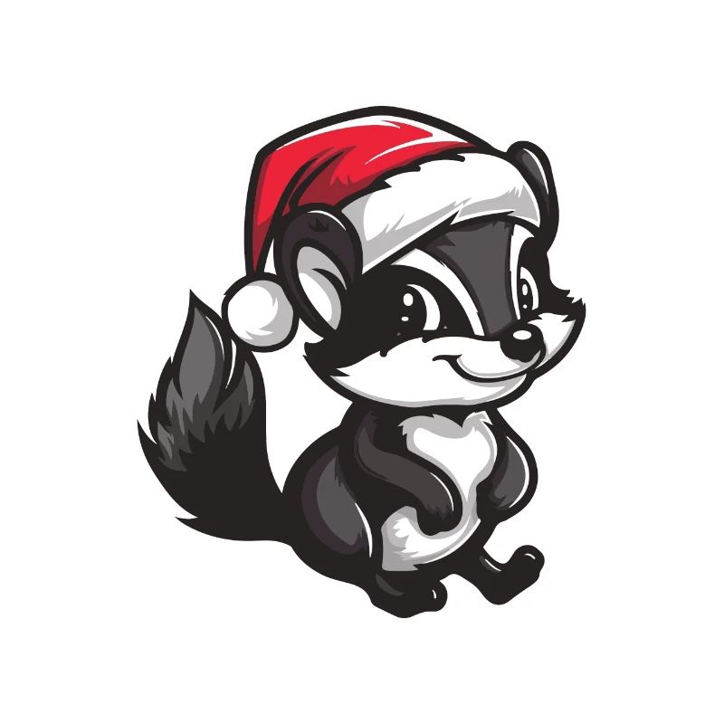 Stinktier Weihnachten
