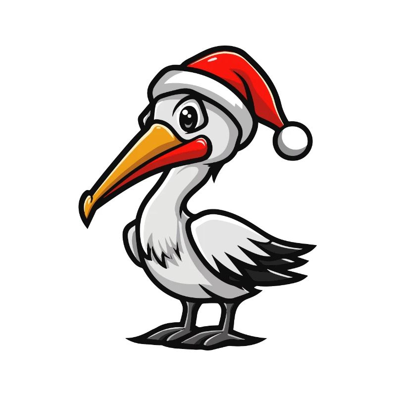 Pelikan Vogel Weihnachten