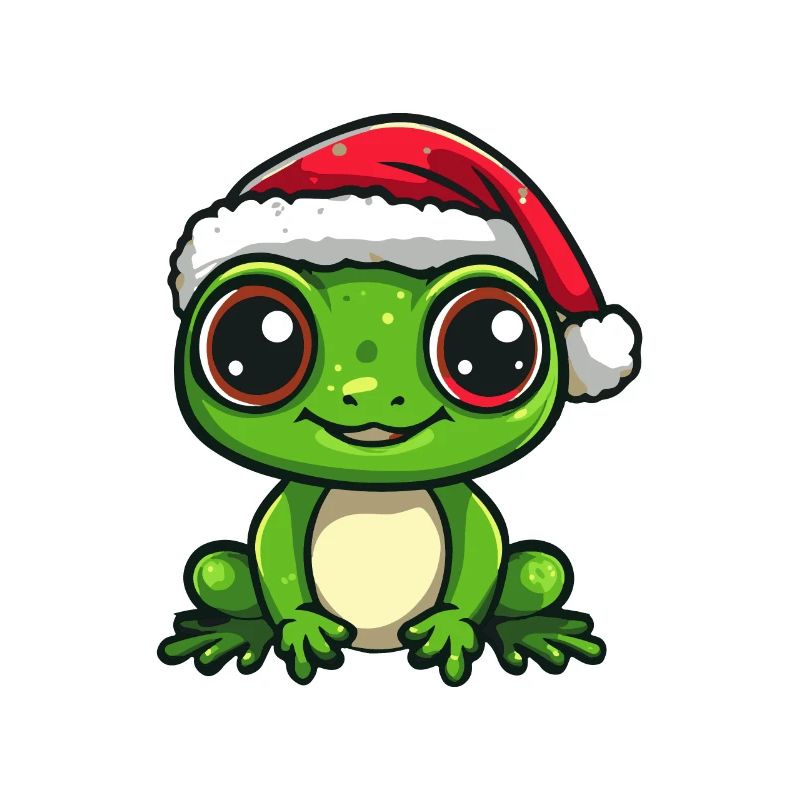 Frosch Weihnachten Niedlich