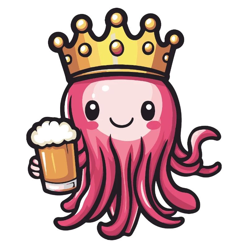 Qualle Bier Lustig