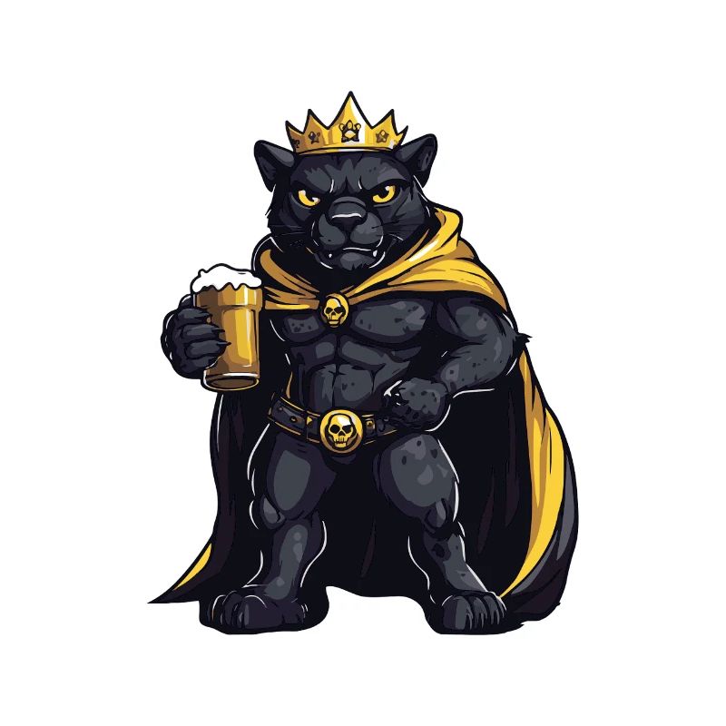 Panther Bier Lustig