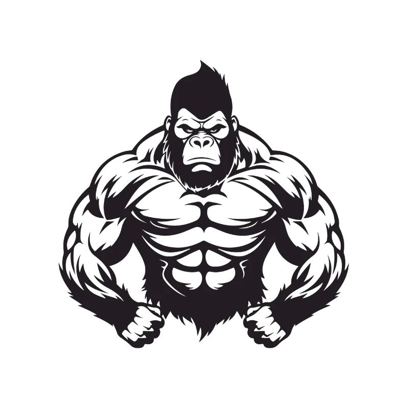 Gorilla Muskeln