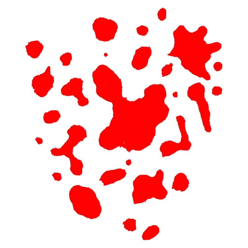 Drop stain pattern