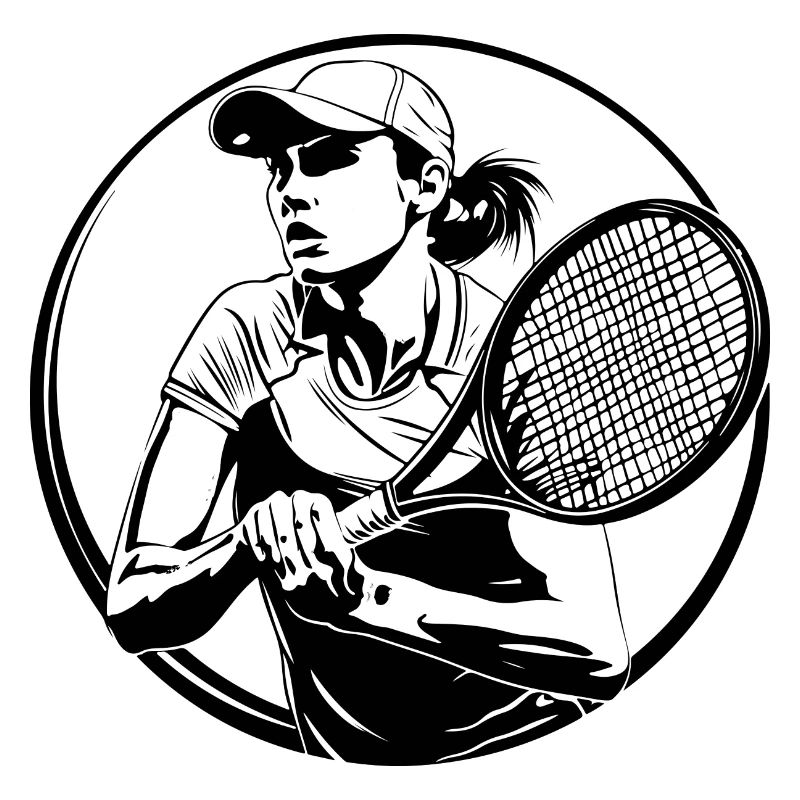 Tennis Spielerin