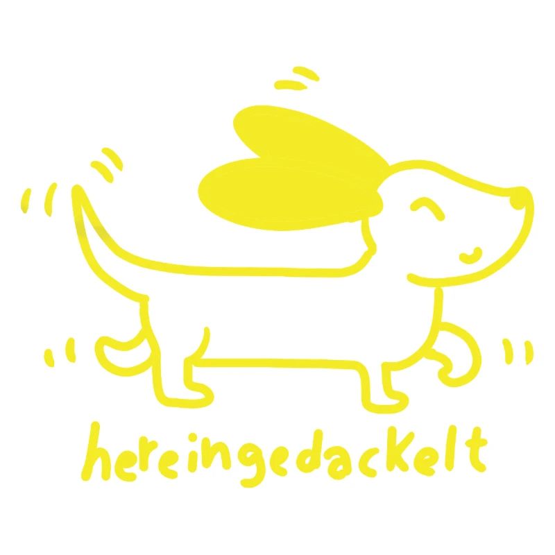 Chien jaune tacheté