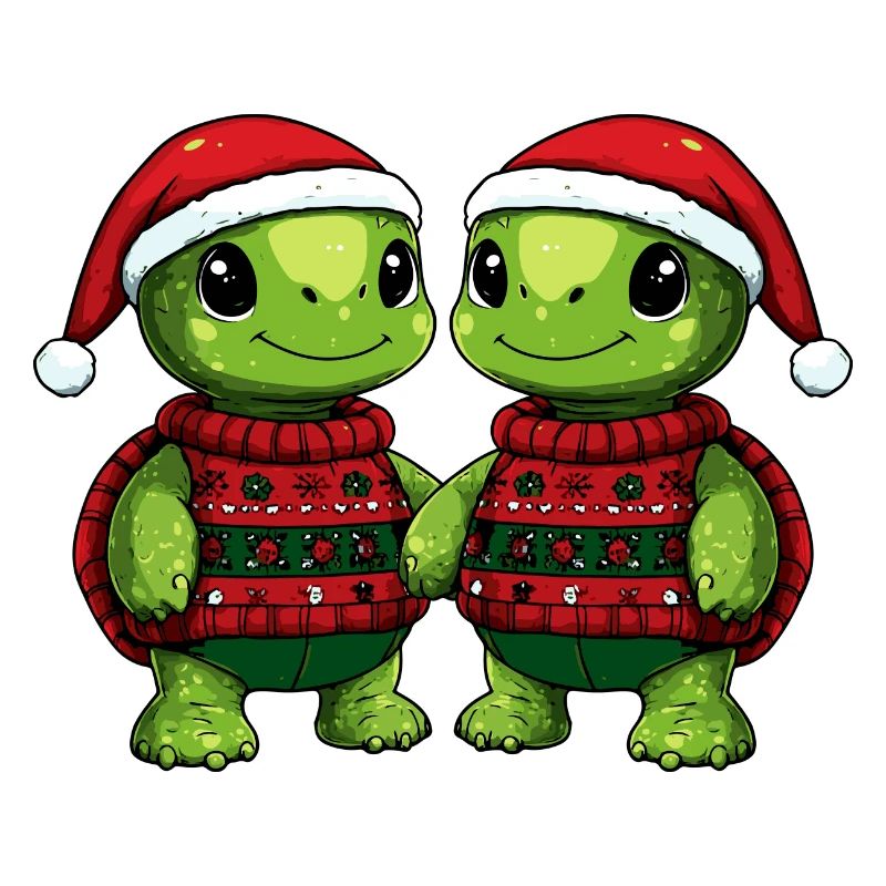Schildkröte Weihnachten Team