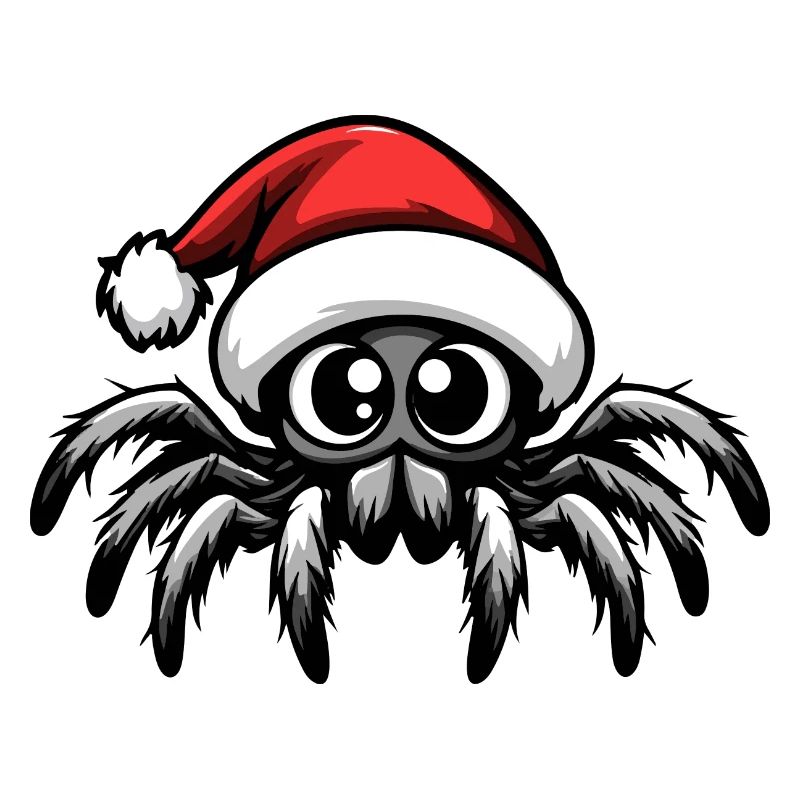 Tarantula Weihnachten Niedlich
