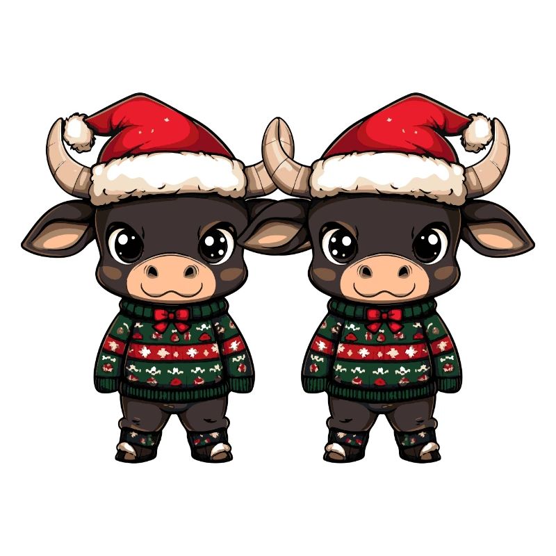 Stier Weihnachten Team