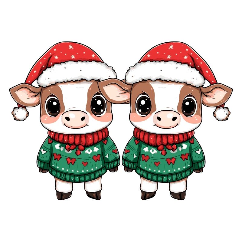 Kuh Weihnachten Team