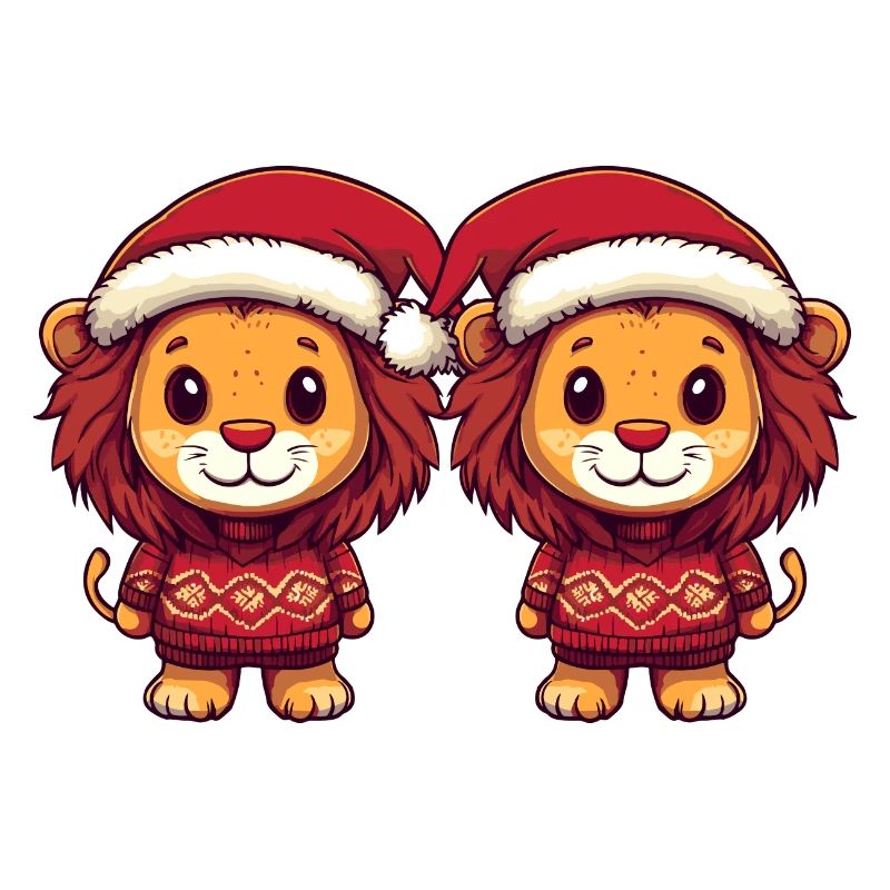 Löwe Weihnachten Team