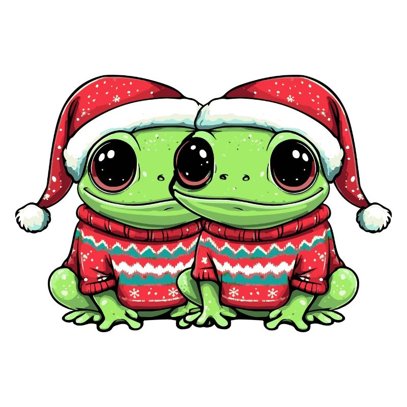 Frosch Weihnachten Team