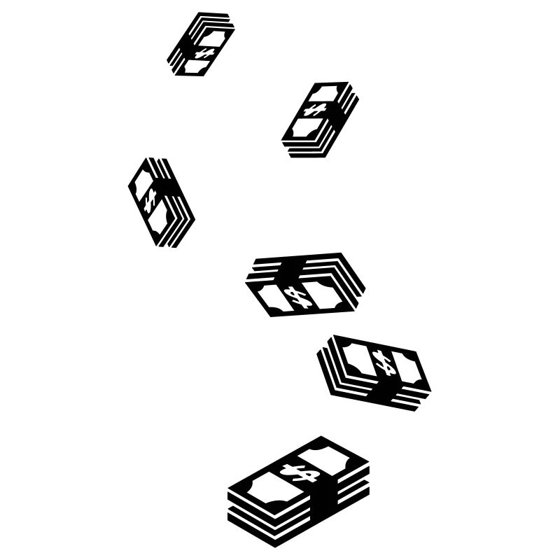 Geld Money silhouette