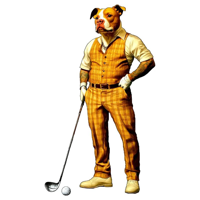 Pitbull Golfspieler