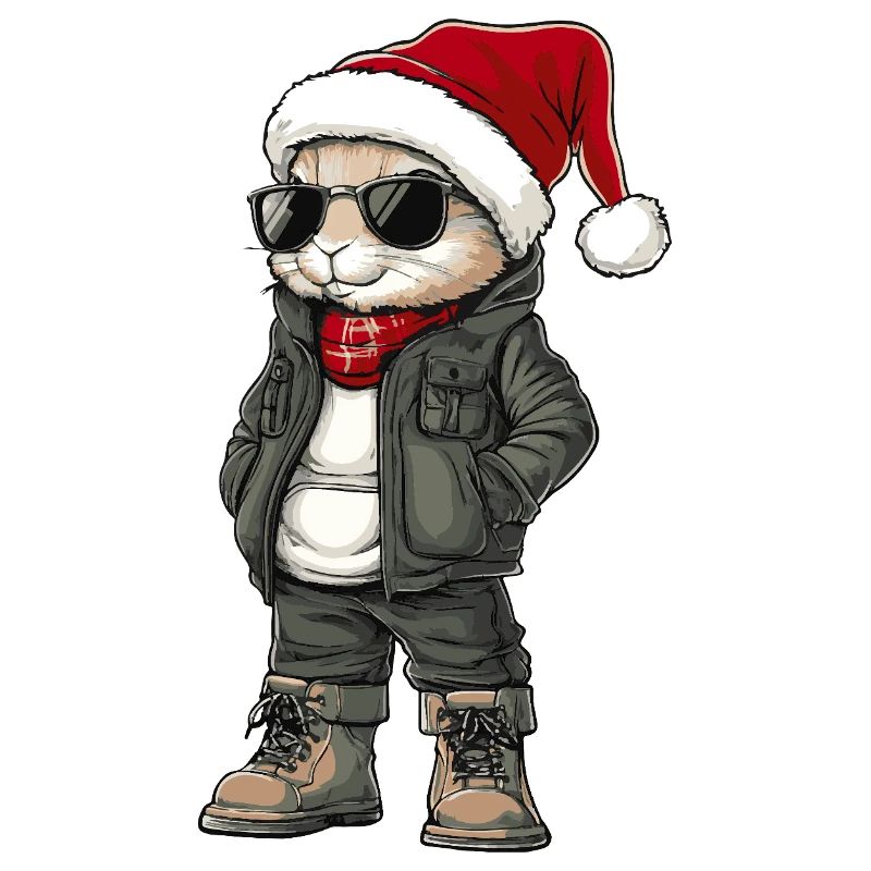 Hase Weihnachten Winter