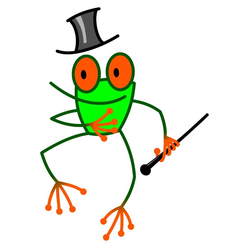Tanzender Frosch