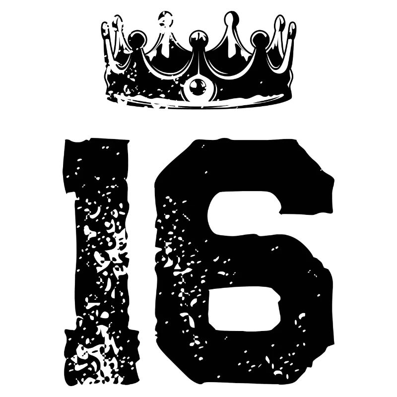 16 Zahl Krone