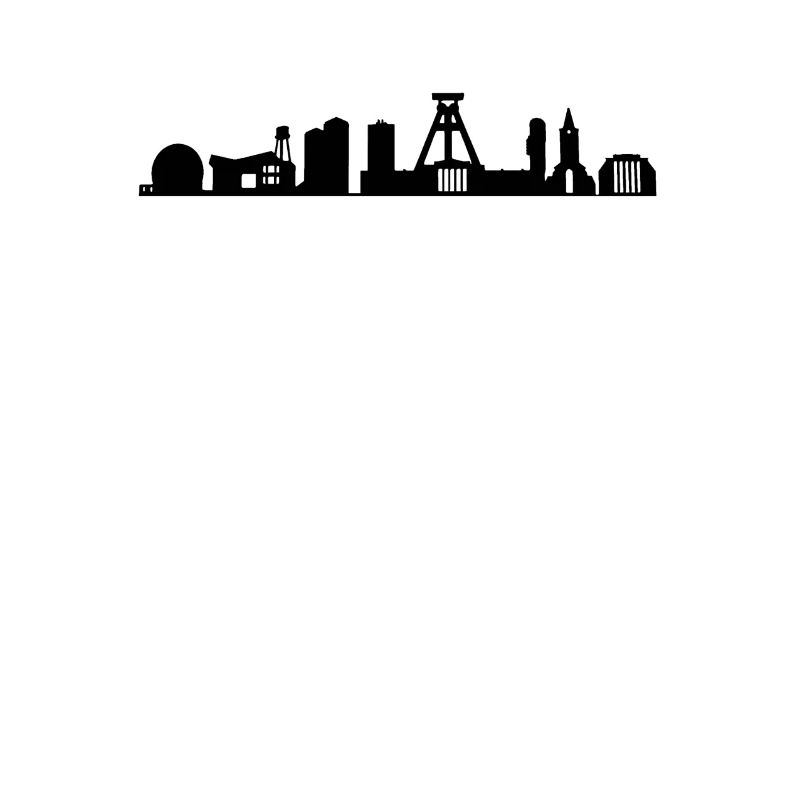 Bochum Skyline schwarz
