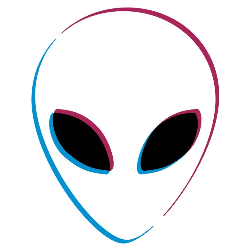 3D effect alien