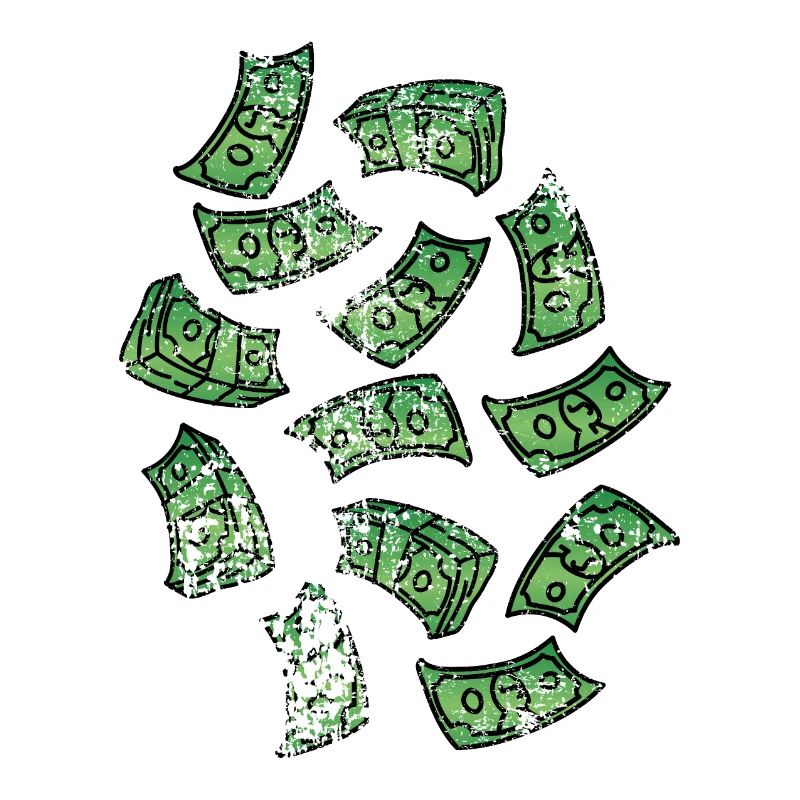 Dollarschein Regen