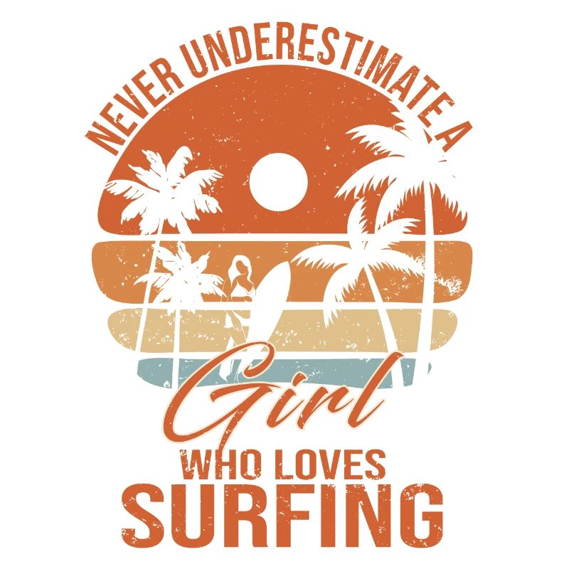 Surfer Retro Palme