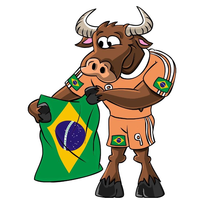Brasilianischer Fan Stier