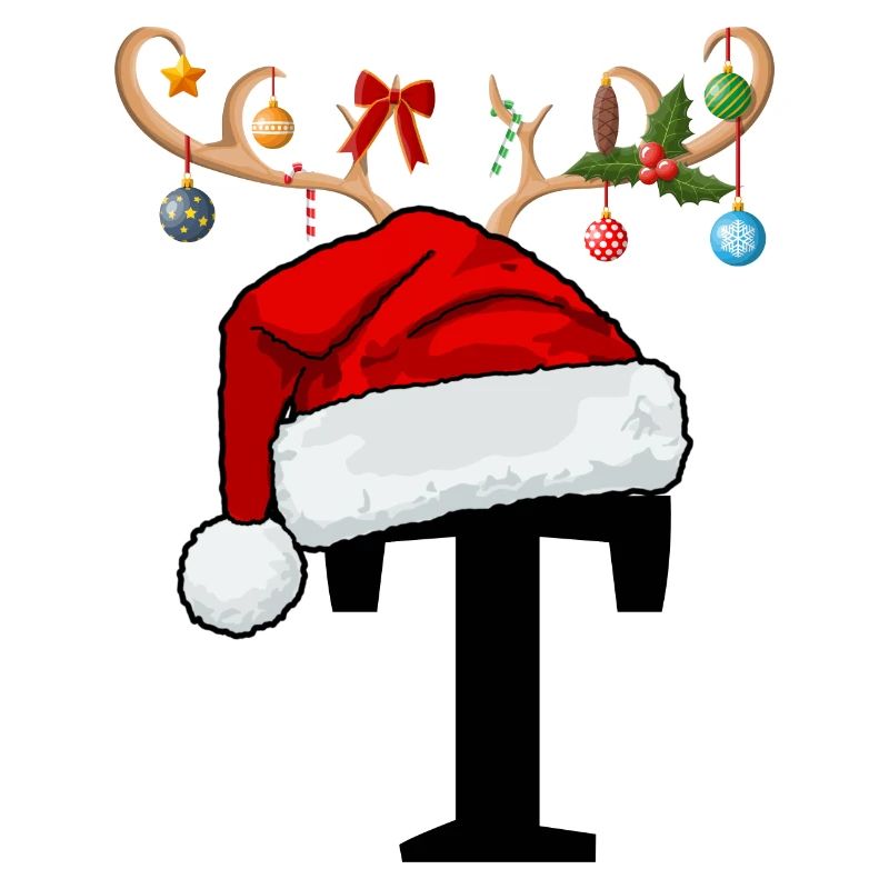 Brief T Weihnachtsmütze