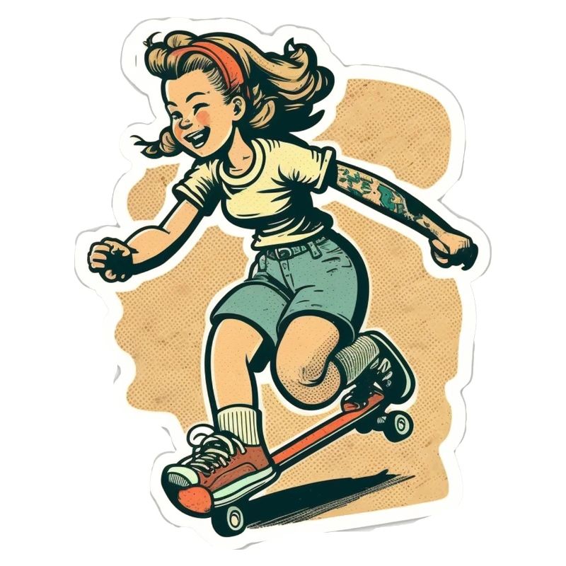 Skater-Mädchen